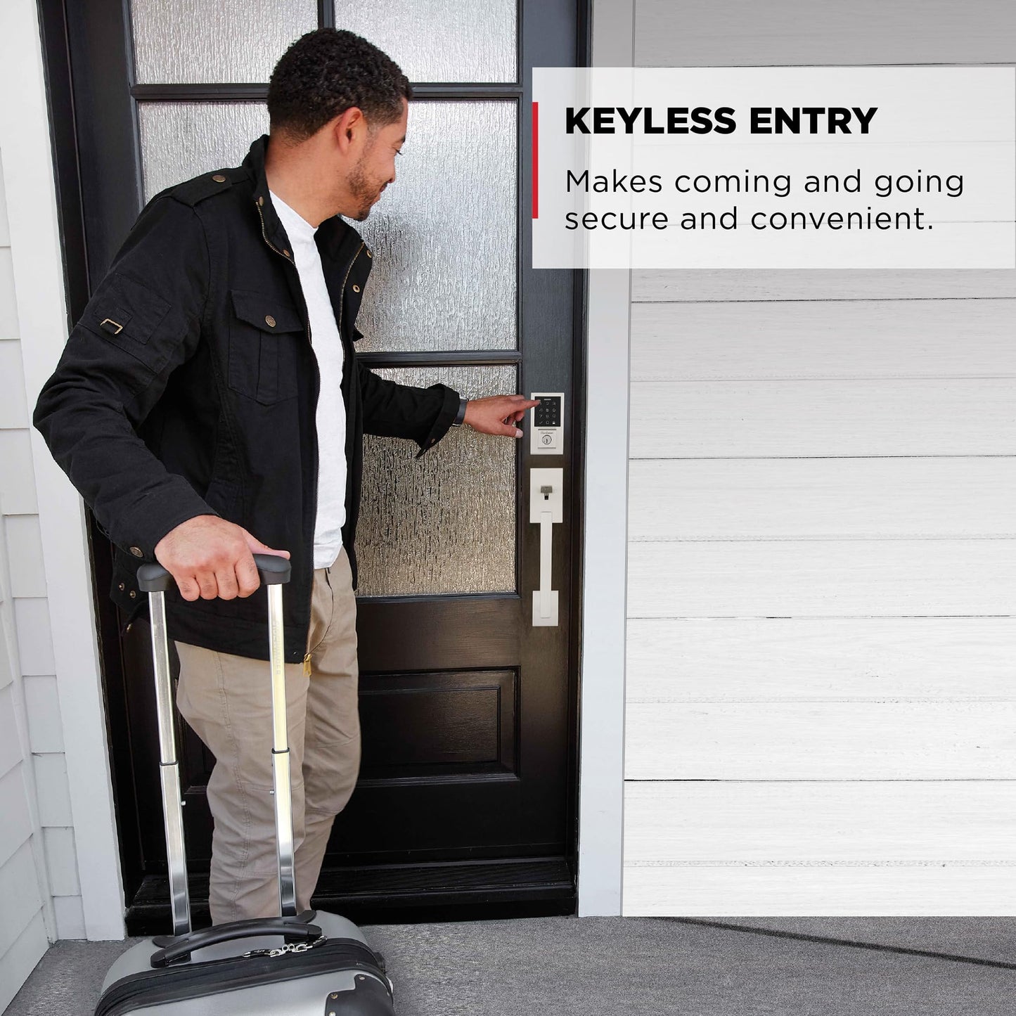 Kwikset SmartCode 270 Keyless Entry Electronic Touchpad Deadbolt Door Lock with Auto-Lock, Custom User Codes, Advanced Security in Satin Nickel Contemporary