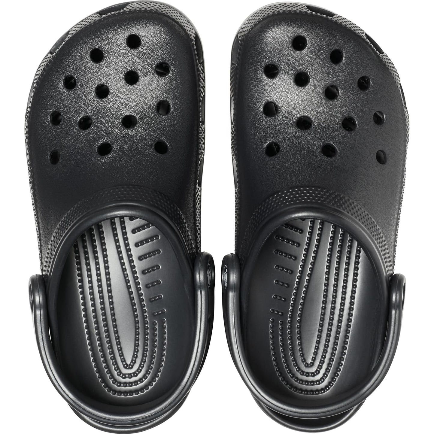 Crocs Unisex-Adult Classic Clogs, Black, 3 Men/5 Women