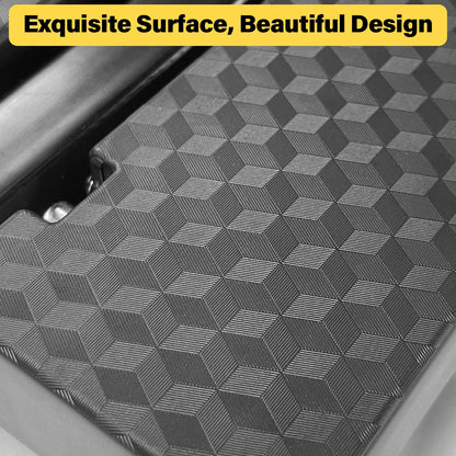 Folding Hand Truck, Dolly Cart with 6 Wheels (2 with Brake) & 2 Elastic Straps, 500 LB Heavy-Duty Trolly Cart for Moving, Luggage, Car Seat, Garden Plant, Camping,26" Max Extendable Plate,Black