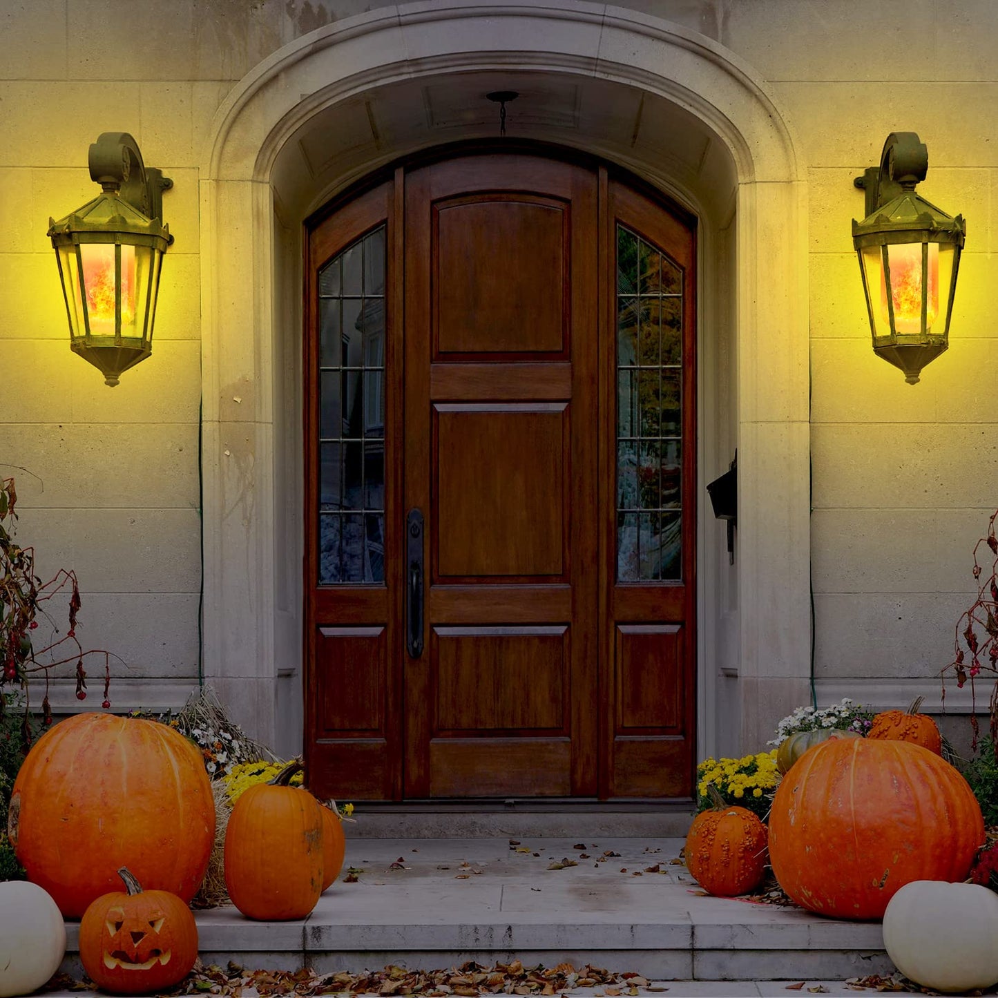 CPPSLEE Upgraded LED Flame Light Bulbs, 4 Modes Flickering Light Bulbs, E26 Base Fire Flame Bulb for Halloween Decorations Outdoor, Christmas Lights Patio Indoor Home Decor (Yellow, 2 Pack)