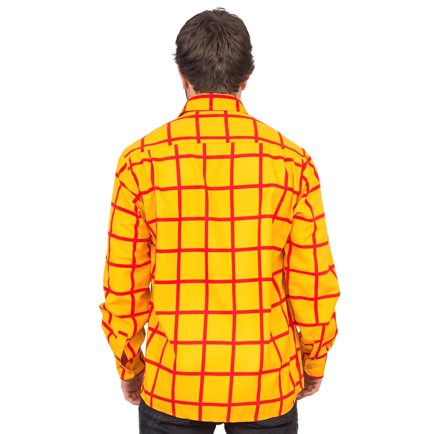 Costume Agent Sheriff Woody Cowboy Costume Shirt - Woody Costume - Adult Halloween Costume for Men & Women - Men's Sheriff Costume - Large-X-Large - Men's Costumes - Woody Costume Adult Man