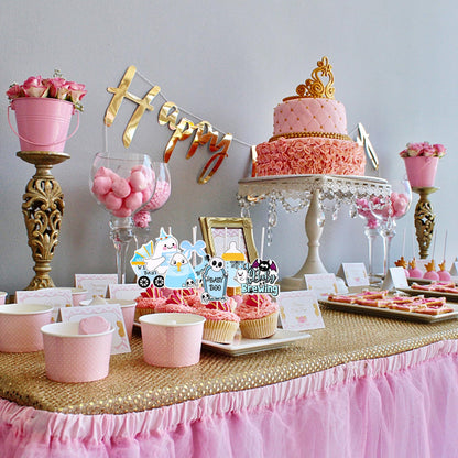 32 PCS Halloween Baby Shower Cupcake Toppers Ghost Bat Welcome Baby Boo Cupcake Picks Baby Carriage Bottle It's a Boy Cake Decorations for Halloween Theme Baby Shower Boys Birthday Party Supplies