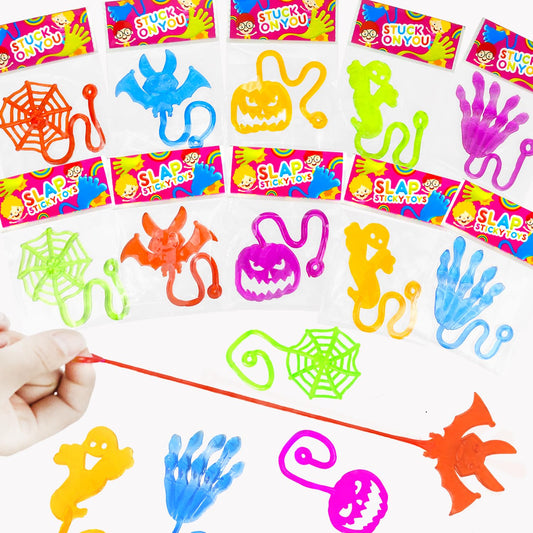 20 PCS Halloween Sticky Hands Party Favors Toys Gifts for Toddlers,Halloween Treats Non Candy for Kids,Boo Trick or Treat Basket Goodie Bag Stuffers Fillers,Classroom Prizes Trinket Decor for Boy Girl