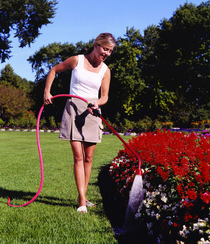 Dramm Touch-N-Flow Rain Wand – 30” Long, Green – Full Watering Flow with Trigger-Style Shut-Off Valve & Lock – High-Flow, Gentle Spray for Gardens, Hanging Baskets & Flowerbeds