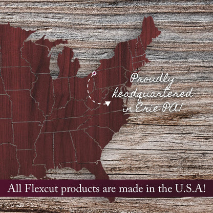 FLEXCUT Starter 3 Wood Carving Knife Set KN500, 1095 High Carbon Steel Blades and Ergonomic Ash Wood Handles for Beginners and Hobbyists