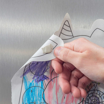 Gorilla Mounting Putty, Natural Tan Color, 168 Pre-Cut Squares (Pack of 1) - Non-Toxic Removable & Repositionable Wall Putty