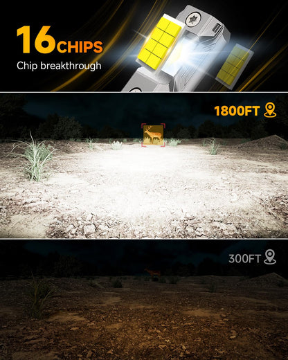 FAHREN H11 9005 Light bulbs Combo, [Upgraded&Brightest] 60000LM 900% Super Bright H9 H8 HB3 Off-Road Use or Fog Light Bulbs,6500K White Non-Polarity Plug and Play, Pack of 4