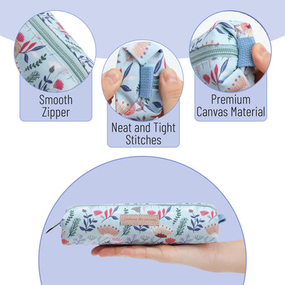 Mr. Pen- Cute Pencil Case Pouch, Summer Design, Multipurpose Canvas Bible Pencil Pouch