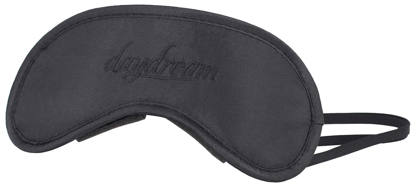 daydream Sleeping Mask for Men and Women with Free Cooling Pad (= Cooling Mask) – Test Winner – Sleeping Goggles – Eye Mask Black (B-1002K)