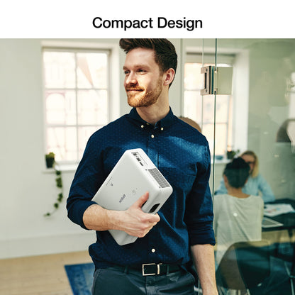 Epson EpiqVision Flex CO-W01 Portable Projector, 3-Chip 3LCD, Widescreen, 3,000 Lumens Color/White Brightness, 5 W Speaker, 300-Inch Home Entertainment and Work, Streaming Ready