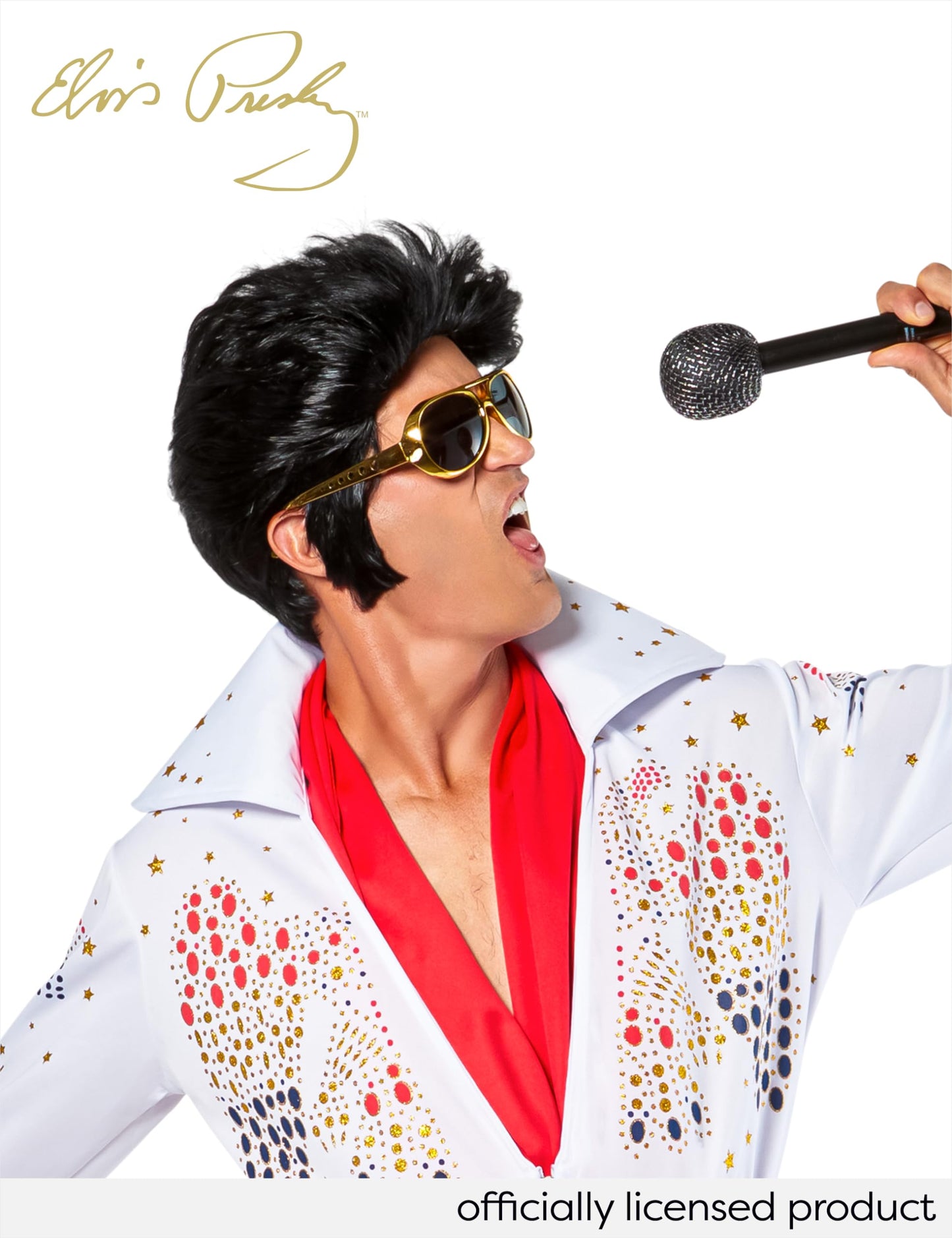 Rubies Elvis Presley: Elvis Presley Costume for Adults, Men's Large