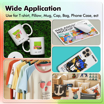 Koala Sublimation Ink Refill Bottle Compatible with ET-2720 ET-2760 ET-2800 ET-2803 ET-2850 ET-3760 WF-7710 WF-7720 C68 C88 for Heat Transfer on Mugs, Polyester Shirts, Mat, etc