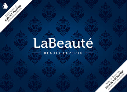 LaBeauté Make-Up Removal Wipes Microfibre (4 Pieces, 21 x 21 cm) Washable and Reusable Make Up Remover Pads, Microfibre Make-Up Pads, for Facial Cleansing and Make-Up Removal (Pink)