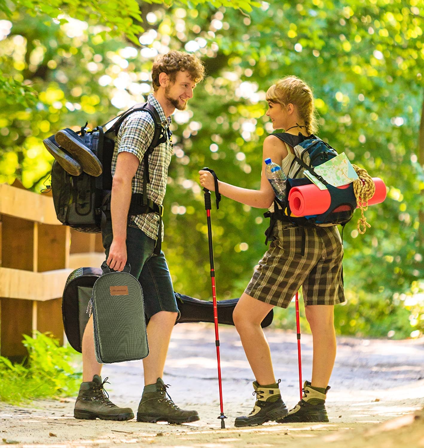 12 Piece Camp Kitchen Cooking Utensil Set Travel Organizer Grill Accessories Compact Gear for Backpacking BBQ Camping Hiking and Travel Black