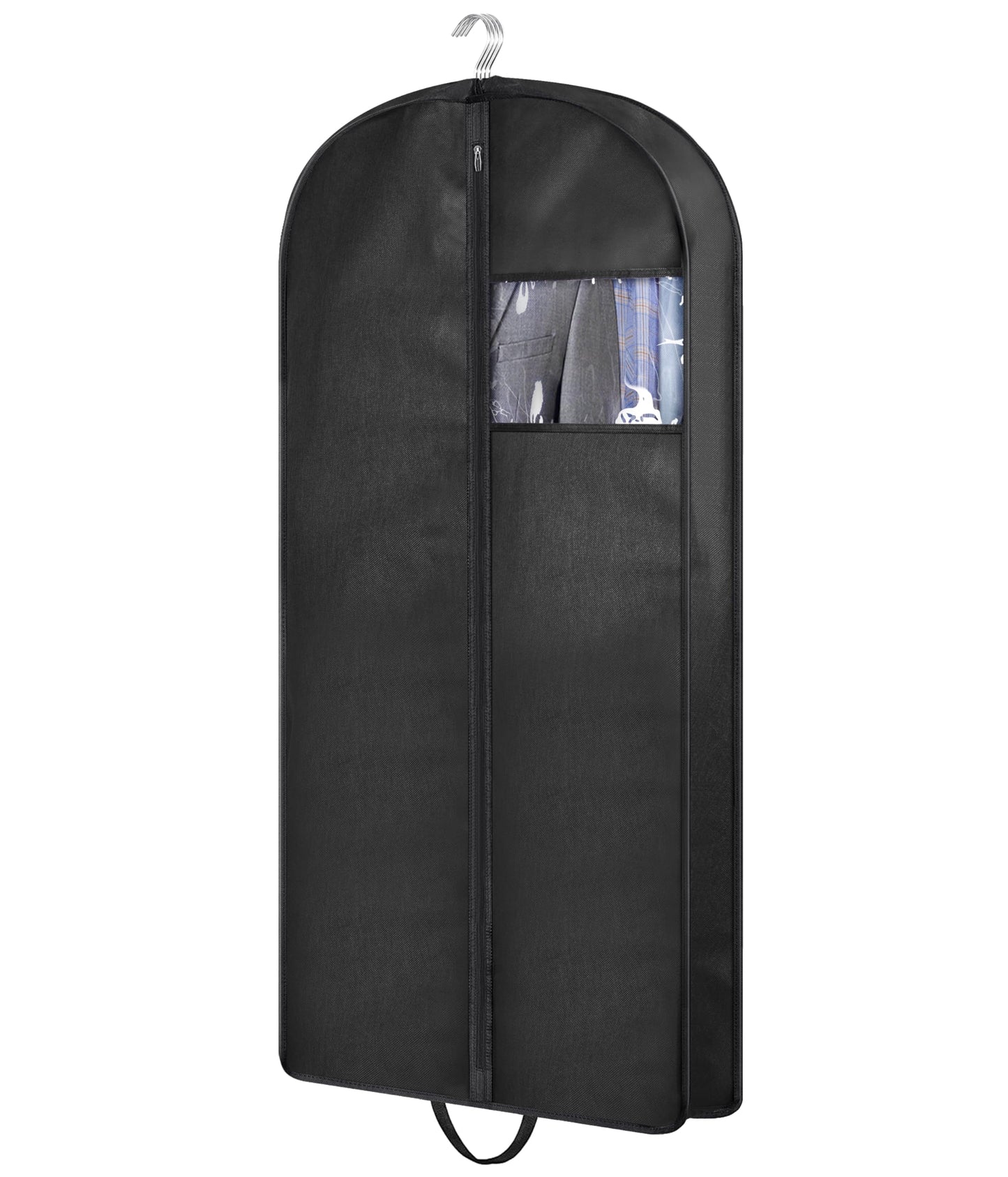 KIMBORA 43" Garment Bag for Travel, Gusseted Suit Bags for Men With Handle Garment Bags for Hanging Clothes Storage Suit Cover for Coats, Jackets, Shirts