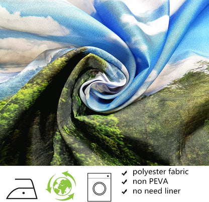 LB Halloween Shower Curtain Spider Web Decor Black Grey Bathroom Curtain with Hooks 60x72 inch Waterproof Polyester Fabric Bathroom Decorations,10 Holes