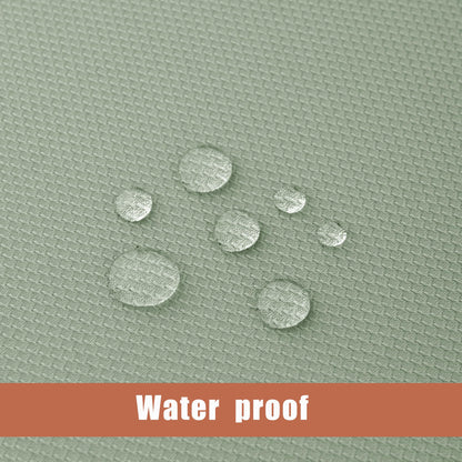 Fitable Sage Green Round Table Cloth, 2 Pack - 60 inch in Diameter - Waterproof Wrinkle Resistant Textured Fabric Tablecloth, Jacquard Decorative Table Cover for Dinner, Party, Banquet, Event