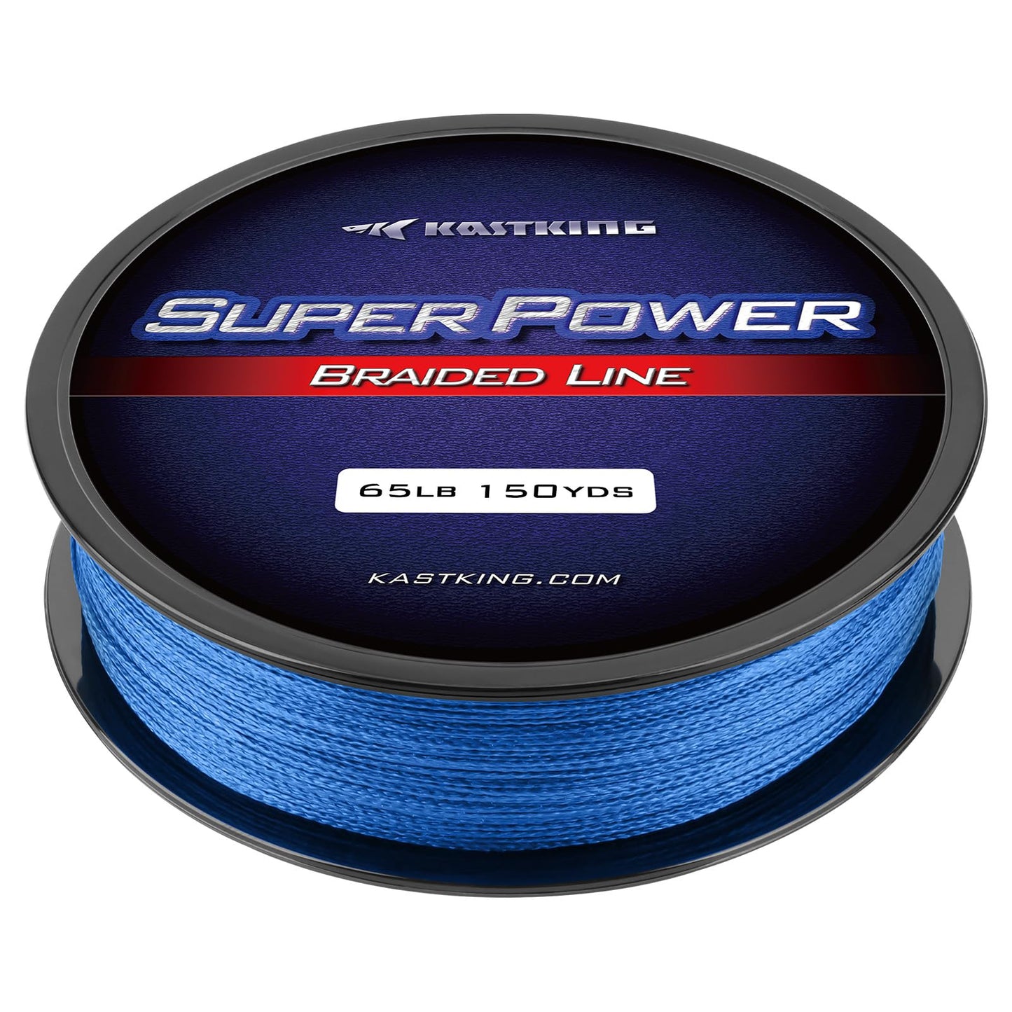 KastKing Superpower Braided Fishing Line, Ocean Blue, 6LB, 150 Yds