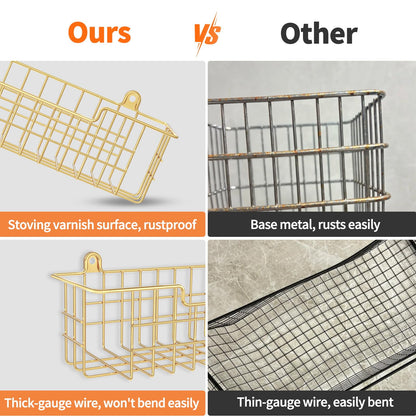 Spice Rack Organizer Wall Mount, Spice Organization Storage Shelf for Cabinet Door, 2 Packs Wall Spice Rack Saving Space for Kitchen, Black