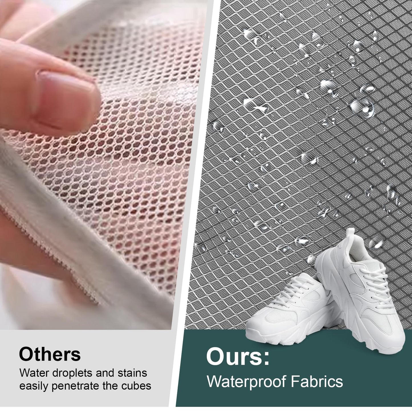 Compression Packing Cubes for Travell - Premium 361D Fabric Packing Cubes with Smooth Zippers, Space-Saving Compression Bags for Travell, Luggage Organizers for Clothes, Shoes, and Accessories