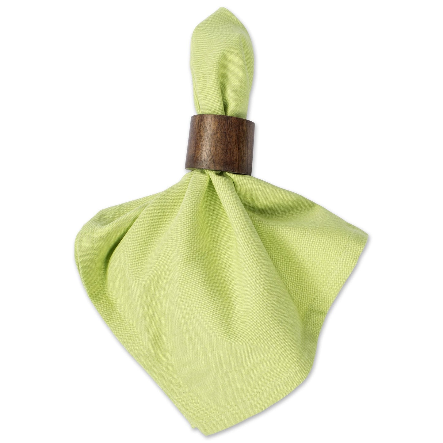 DII Solid Pastel Napkin Set Cotton, Machine Washable, 20x20 Inch, Fresh Green, 6 Count