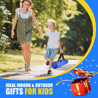 FunforFun! Outdoor Games for Kids 3-12 Upgraded Large Wooden Ring Toss Game with 30 Rings Party Yard Game for Family Outside Toys for 10 11 12 13 14 Years Old Boys Gifts