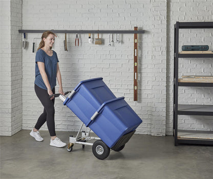 COSCO 4-in-1 Folding Series Hand Truck with Flat-Free Wheels