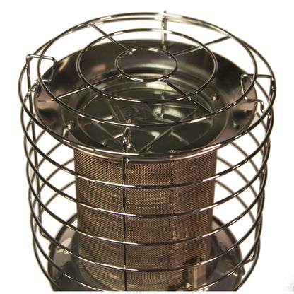 Dura Heat TT-360 Propane(LP) 360 Degree Tank Top Heater, Length: 8.9in, Width: 8.9in, Height: 20.24in,Silver