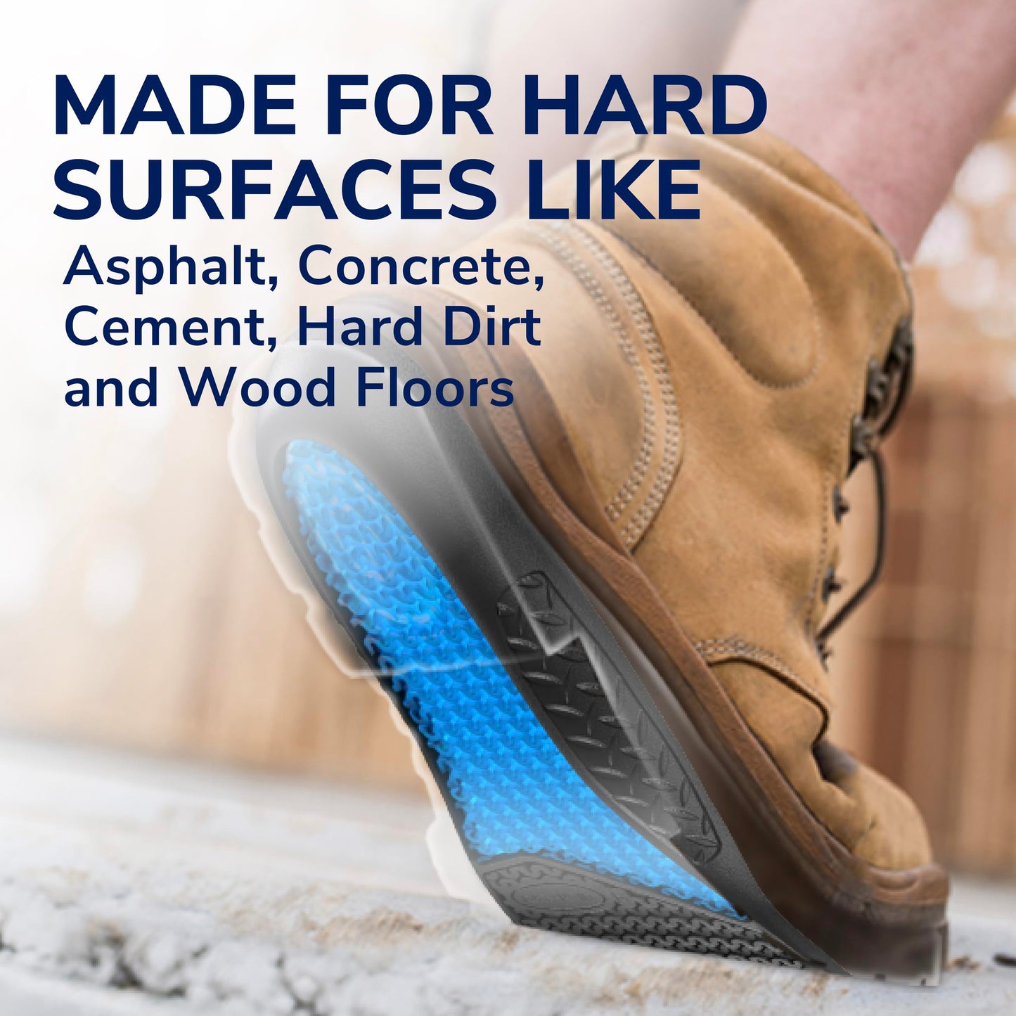 Dr. Scholl's Work All-Day Superior Comfort Insoles (with) Massaging Gel, Men, 1 Pair, Trim to Fit