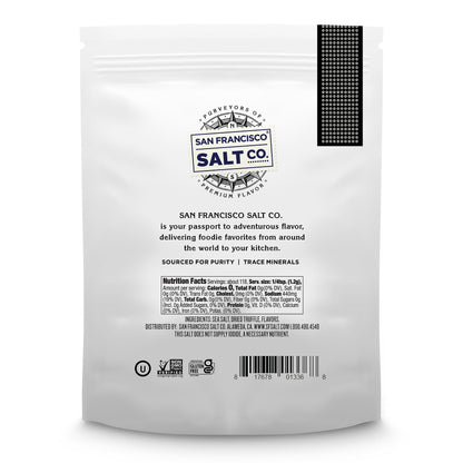 5 oz. Resealable Pouch - Authentic Italian Black Truffle Salt by San Francisco Salt Company