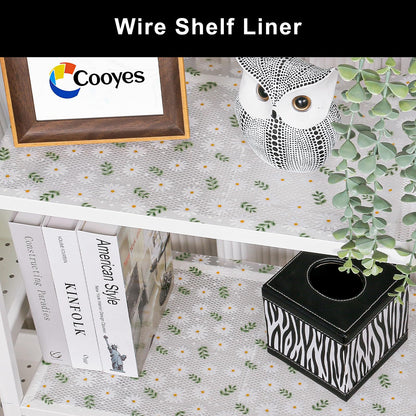 Cooyes Shelf Liner – Premium Non-Adhesive Cabinet & Drawer Liner for Kitchen – Waterproof Shelf Paper with Modern Pattern – Durable EVA Cabinet Mat – Easy to Cut
