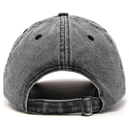 DALIX Ghost Embroidery Dad Hat Baseball Cap Cute Halloween in Black-Vintage