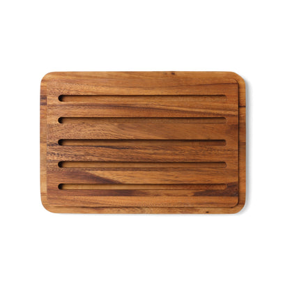 Ironwood Gourmet Nesting Bread Cutting Board with Crumb Catcher, 10.25 x 14.75 x 0.75 inches