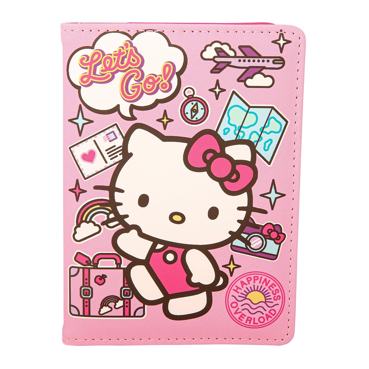 Hello Kitty Passport Holder for Travel Official License, Cute Passport Cover, Sanrio Gifts