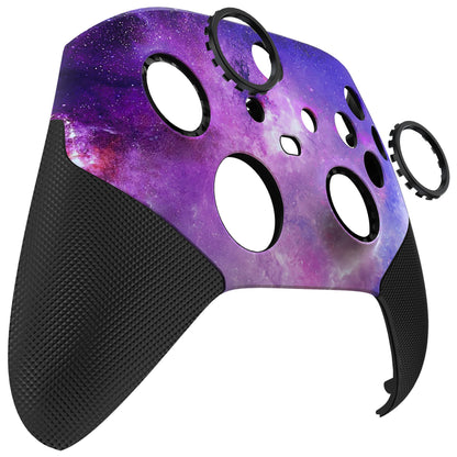 eXtremeRate ASR Version Redesigned Shell for Xbox Core Wireless Controller - Performance Rubberized Grip, Anti Sticks Rubbing Rings - Custom Faceplate for Xbox Series X & S Controller - Nebula Galaxy