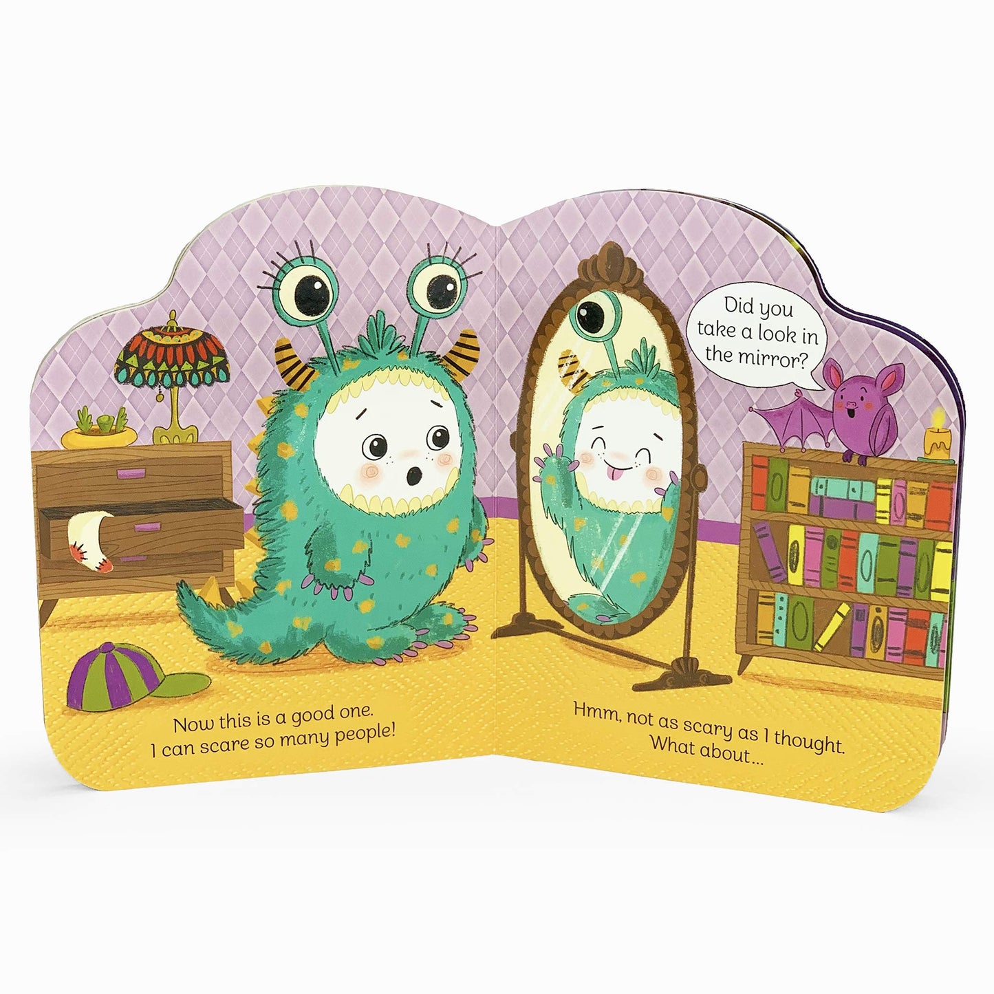 Funny Little Ghost - Halloween Ghost-Shaped Board Book