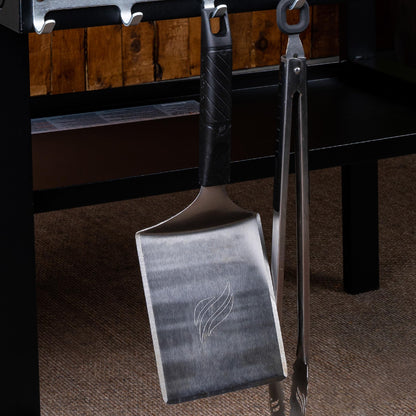 Blackstone Hamburger Spatula Heavy Duty Plastic Handle Large Stainless Steel Food Grade Flat Top Griddle Accessories-Hamburger Pancake Flipper– Grill Scraper Utensil for Home Kitchen Restaurants