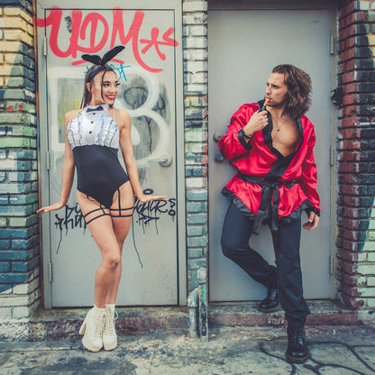 Leg Avenue Men's 2 Piece Bachelor Cigarette Smoke Jacket And Pipe Costume, Red/Black, One Size