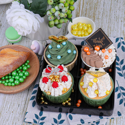 Halloween sprinkles for Cake Decorating, Orange Pearl Sprinkles 4 Sizes Mix for Cake Cupcake Cookie Baking Donuts Ice Cream Toppings