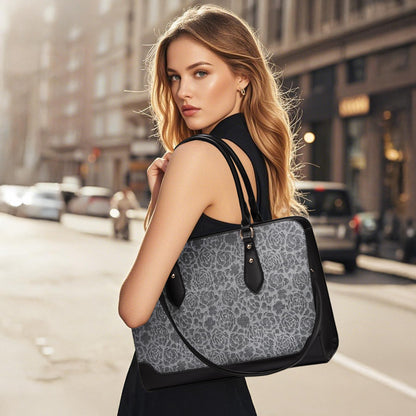 Laptop Bag for Women 15.6 Inch Work Tote Bag for Women,Leather Computer Bags Waterproof Tote Professional Briefcase,Large Capacity Business Office Bag for Work