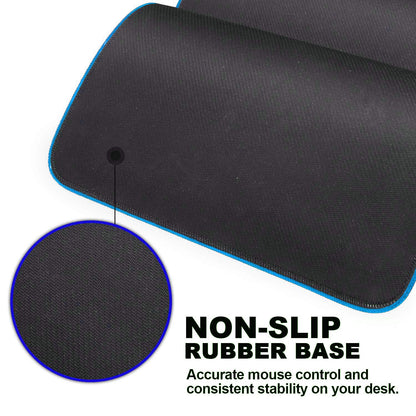 Extended RGB Gaming Mouse Pad, Extra Large Gaming Mouse Mat for Gamer, Waterproof Office Desktop Mat with 10 Lighting Mode, for PC Computer RGB Keyboard Mouse - 31.5'' x 15" x 4mm(Map)