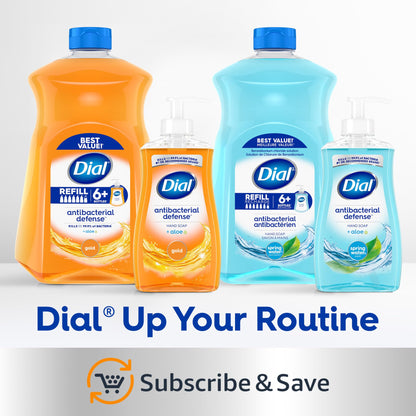 Dial Antibacterial Liquid Hand Soap, White Tea, 11 fl oz (Pack of 4)