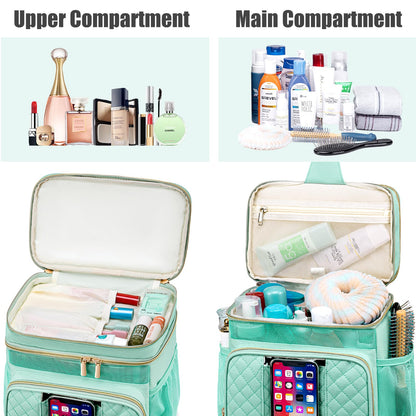 Large Toiletry Bag for Women Men,Bathroom Bag,Water Resistant Portable Shower Caddy for College Dorm,Hanging Toiletry Bags for Traveling,Gym Camping Cruise Ship Travel Essentials Shower Bag