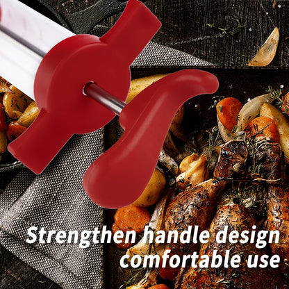 JY COOKMENT Meat Injector Syringe, 1-oz Marinade Flavor Injector with 2 Professional Needles,1 Cleaning Brushes