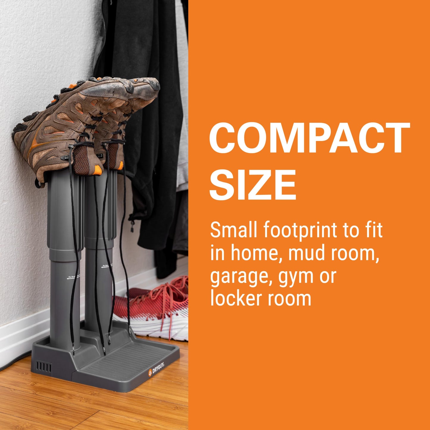 DryGuy Simple Dry Boot and Glove Dryer – Portable, Silent Electric Dryer for Shoes, Boots, Gloves, and Gear – Quick Drying for Ski, Work, Sports Equipment – Energy Efficient, Odor Eliminating Design