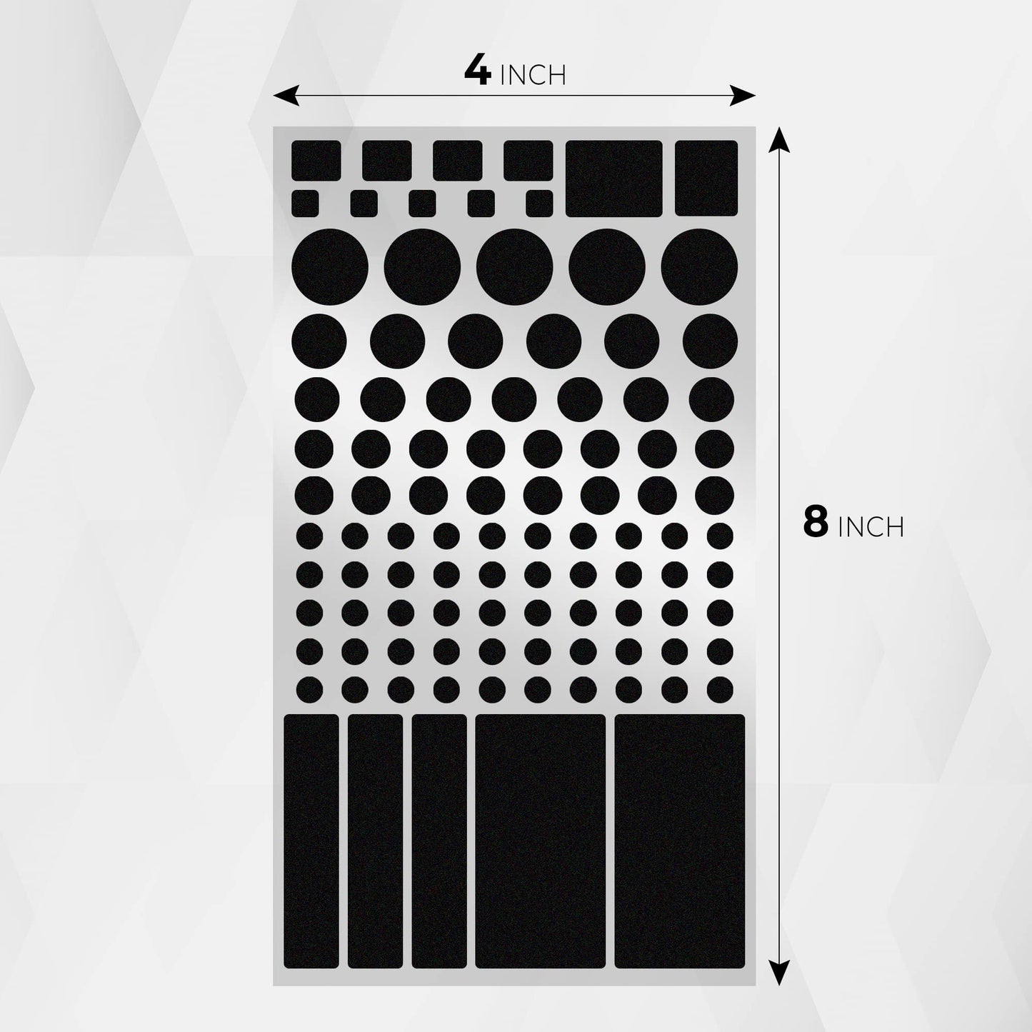 FLANCCI LED Light Blocking Stickers - Blackout LED Covers, Dim 50%80% of Lights, 2 Sheets (1 Cut Out + 1 Uncut)
