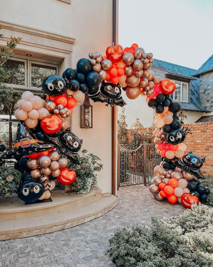 KBZVNAF Orange Balloons Latex Party Balloons - 50 Pack 12 inch Helium Matte Orange Balloons for Birthday Wedding Baby Shower Halloween Party Decorations