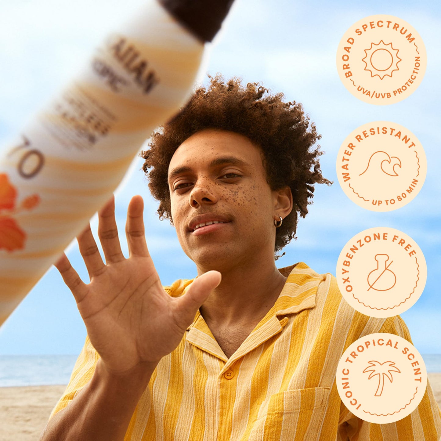 Hawaiian Tropic Weightless Hydration Sunscreen Spray SPF 70, 6oz | High SPF Sunblock, Oxybenzone-Free, Hawaiian Tropic Spray Sunscreen, 6oz