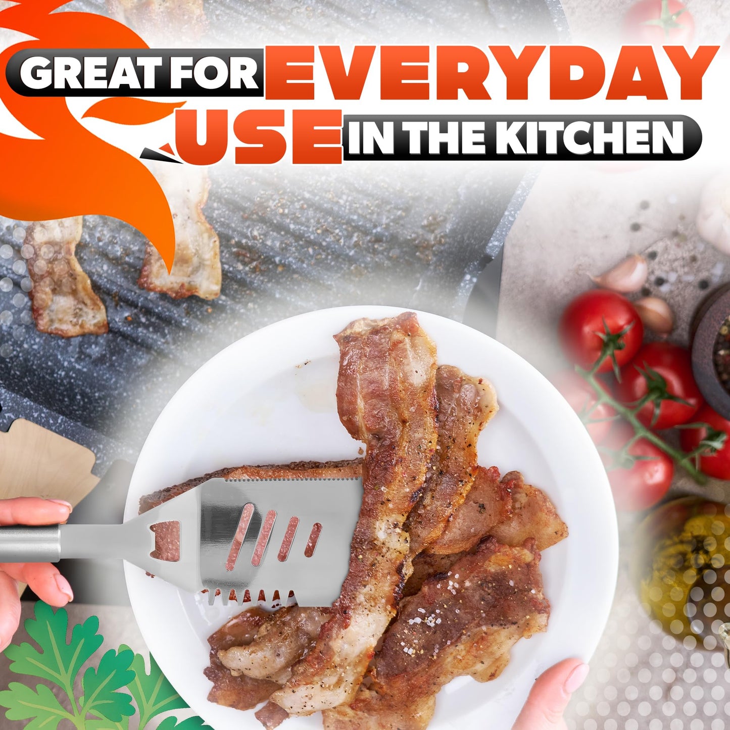 Grilling Accessories (27-Piece) – All in One BBQ Accessories Grill Tool Set Stainless Steel Barbeque, Organized Storage – 27 Essential Tools for Effortless Cooking, Camping & Backyard Barbeque