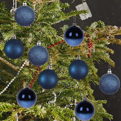 30ct Halloween Ball Ornaments, 2.36" Shatterproof Halloween Tree Decorations, Perfect Hanging Ball for Indoor/Outdoor Holiday Party Decor (Dark Blue)